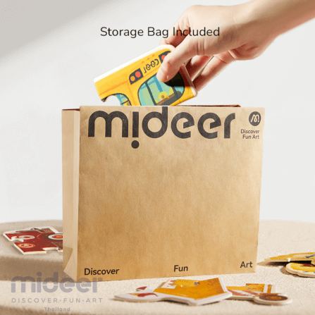 จิ๊กซอว์สำหรับเด็กเล็ก ลายรถ MIDEER MD1458_3